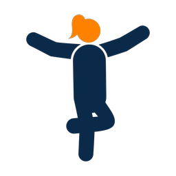 Dance 2 colored clipart, Round style