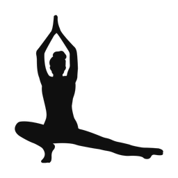 Yoga silhouette, Classic style