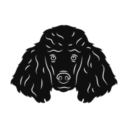Poodle silhouette, Promax style