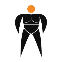 Sumo wrestling 2 colored clipart, Motion style