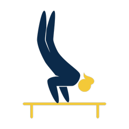 Parallel bars 2 colored clipart, Strike style