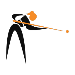 Billiards 2 colored clipart, Motion style