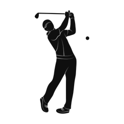 Golf silhouette, Promax style