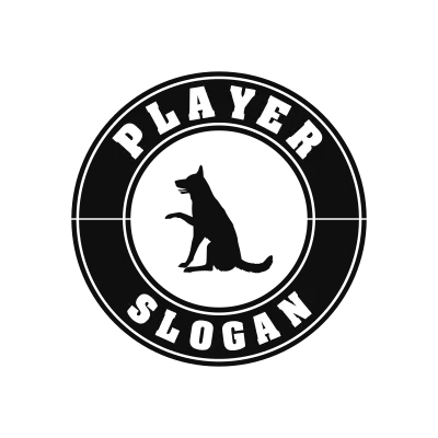 German Shepherd Classic Name Logo – Design 3
