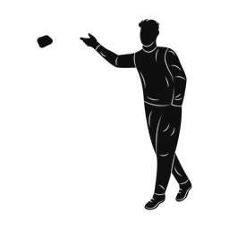 Cornhole silhouette, Promax style