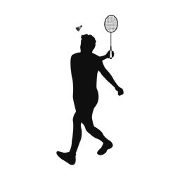 Badminton silhouette, Classic style