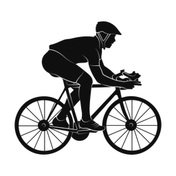 Cycling silhouette, Promax style