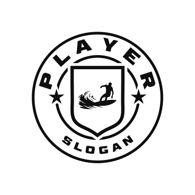 Surfing Classic Name Logo – Design 7