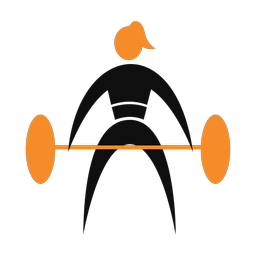 Powerlifting 2 colored clipart, Motion style