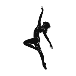 Dance silhouette, Promax style