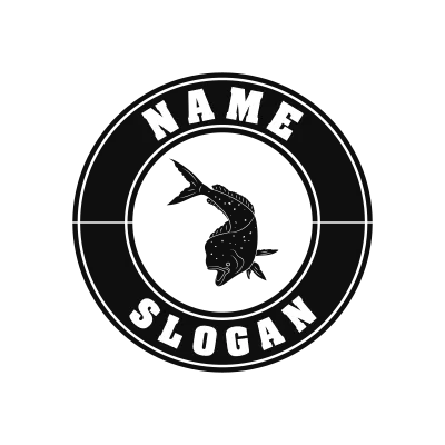Mahi Mahi Classic Name Logo – Design 10