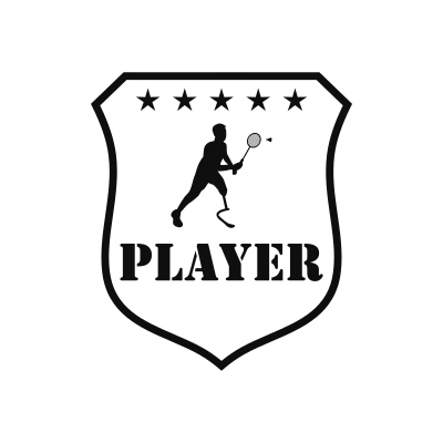 Para Badminton Classic Name Logo – Design 6