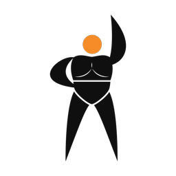 Sumo wrestling 2 colored clipart, Motion style