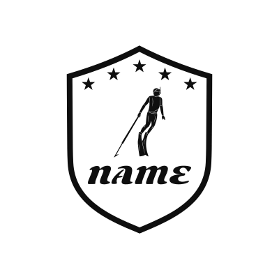 Spearfishing Classic Name Logo – Design 12