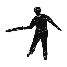 Jai alai silhouette, Promax style
