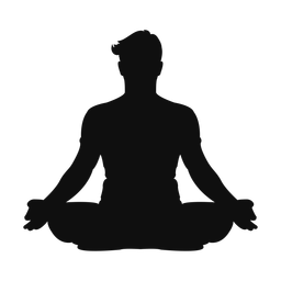 Yoga silhouette, Classic style