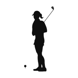 Golf silhouette, Classic style