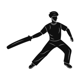 Jai alai silhouette, Promax style