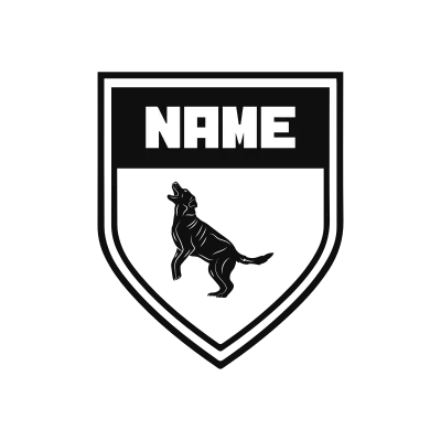 Labrador Retriever Classic Name Logo – Design 9
