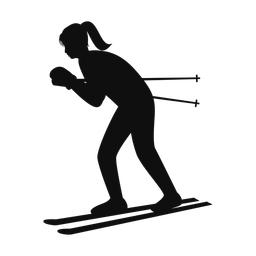 Biathlon silhouette, Classic style