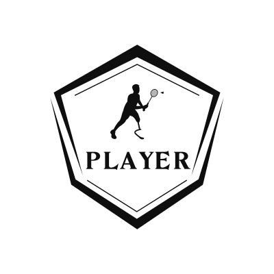 Para Badminton Classic Name Logo – Design 4