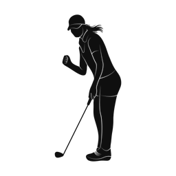 Golf silhouette, Promax style
