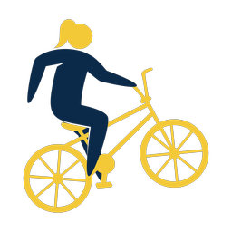 Bmx 2 colored clipart, Strike style