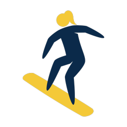 Snowboarding 2 colored clipart, Strike style