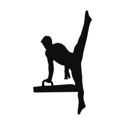 Pommel horse silhouette, Classic style
