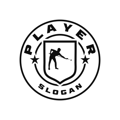 Billiards Classic Name Logo – Design 7