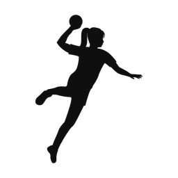 Handball silhouette, Classic style