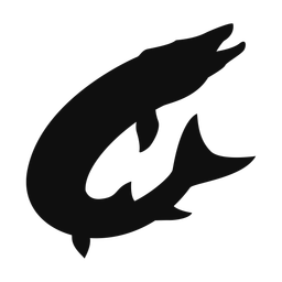 Pike silhouette, Classic style