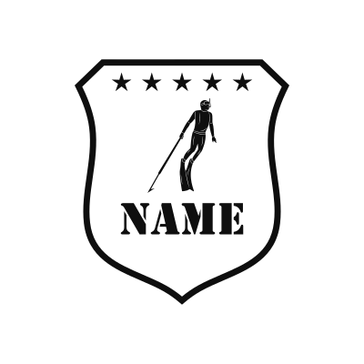 Spearfishing Classic Name Logo – Design 13