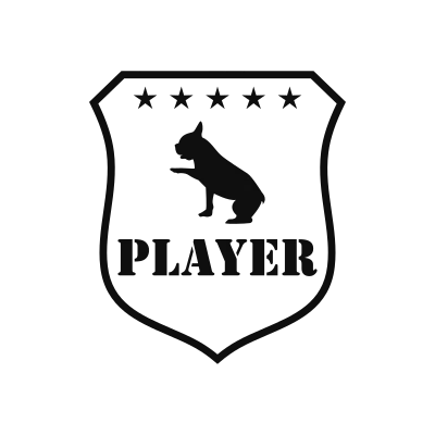 French Bulldog Classic Name Logo – Design 6