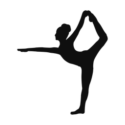 Yoga silhouette, Classic style