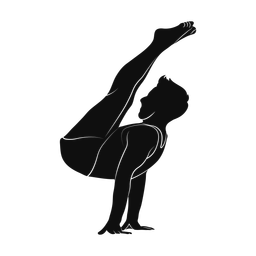 Parallel bars silhouette, Promax style