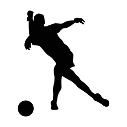 Bowling silhouette, Classic style