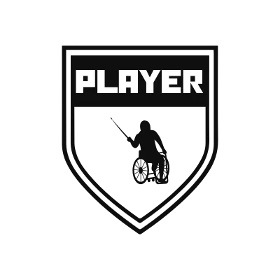 Wheelchair Fencing Classic Name Logo – Design 2