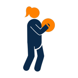 Cymbals 2 colored clipart, Round style