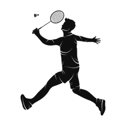 Badminton silhouette, Promax style