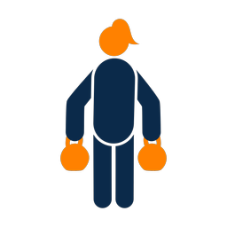 Crossfit 2 colored clipart, Round style