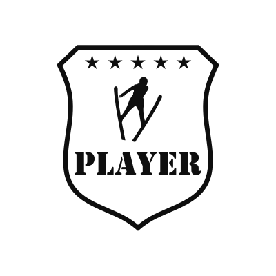 Ski Jumping Classic Name Logo – Design 6