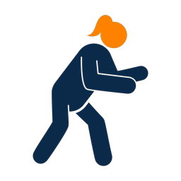 Wrestling 2 colored clipart, Round style