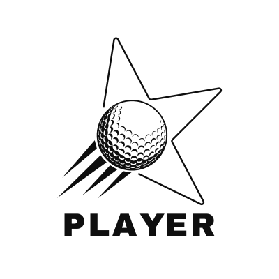 Golf Star Ball Logo – Design 1