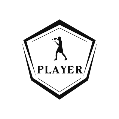 Table Tennis Classic Name Logo – Design 4