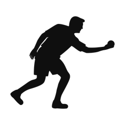 Bocce silhouette, Classic style