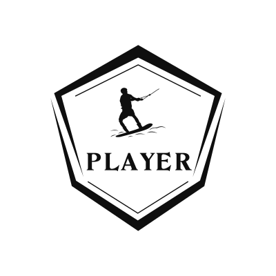 Water Skiing Classic Name Logo – Design 4