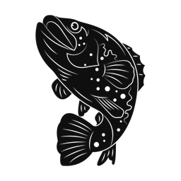 Grouper silhouette, Promax style