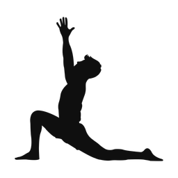 Yoga silhouette, Classic style